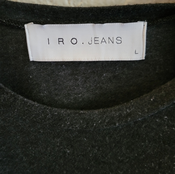 IRO Adele Cold Shoulder Top Size Large - Picture 4 of 5